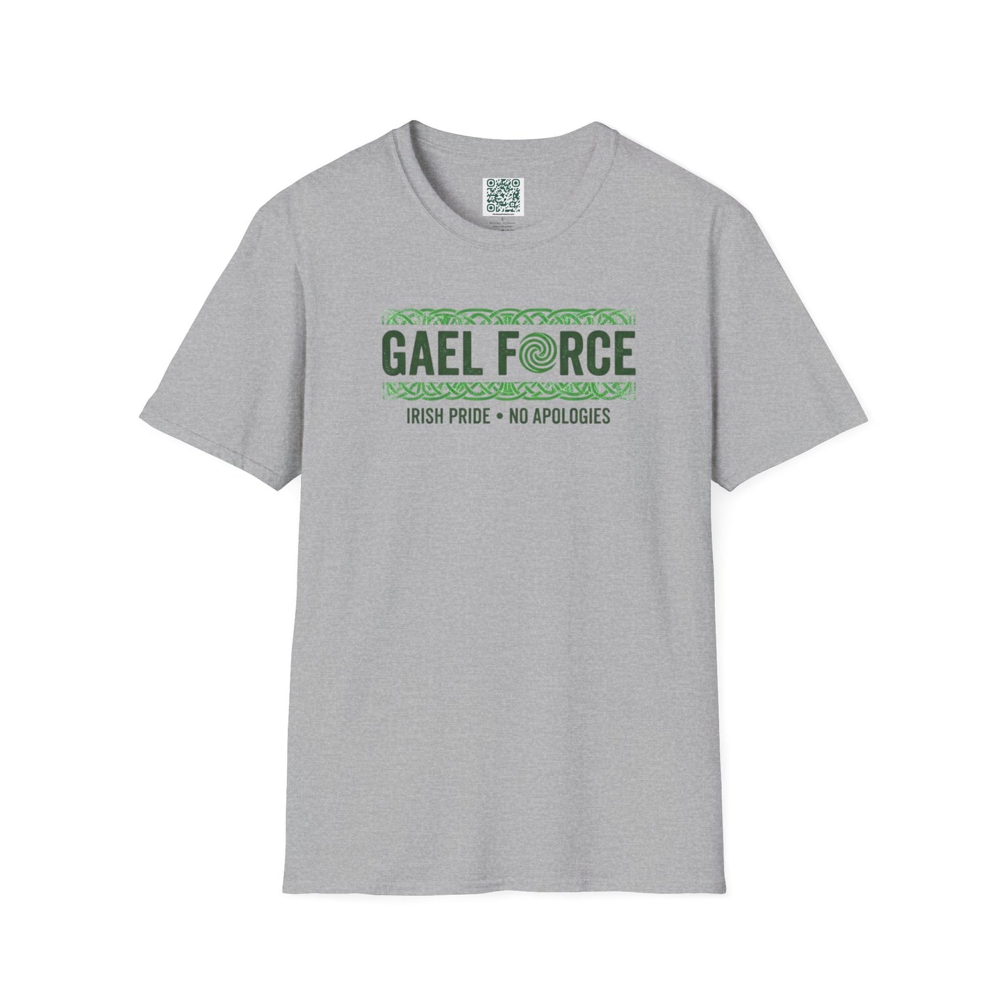 Gael Force T-Shirt - "Irish Pride • No Apologies" Retro Celtic Design