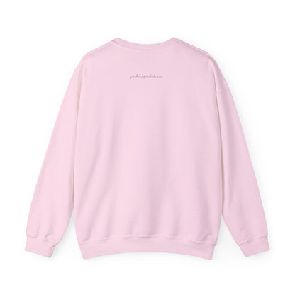 Irish Crewneck Sweatshirt — "Strong Like the Atlantic" Minimal Wave Design