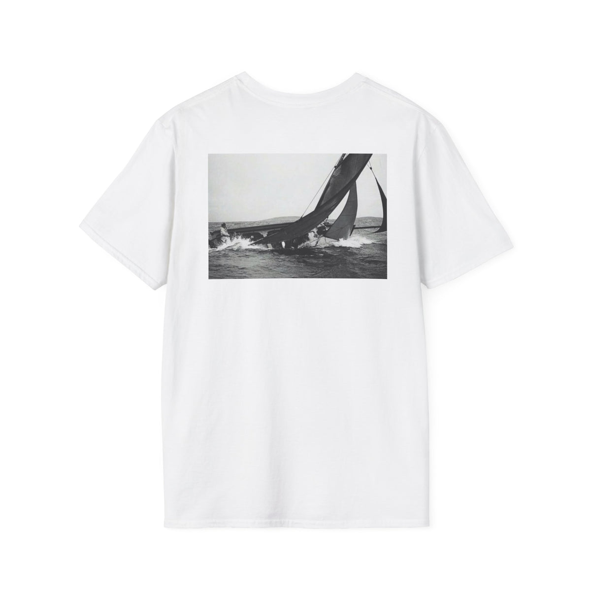 Personalized Galway Hooker Tee — Custom Boat Photo & Name