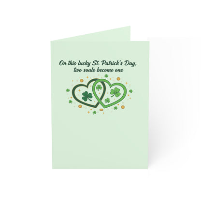 Married on St. Patrick's Day — Personalized Wedding Greeting Card